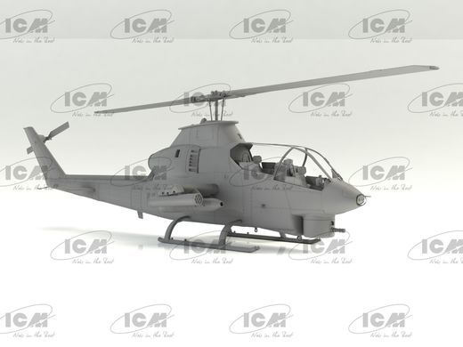 AH-1G Cobra з американськими пілотами (війна у В'єтнамі), 1:32, ICM, 32062 (Збірна модель)