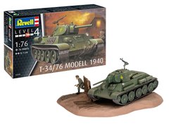 Танк T-34/76 model 1940, 1:76, Revell, 03294 (Сборная модель)