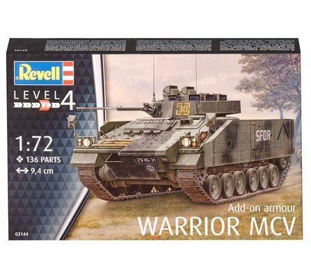 Збірна модель БМП Warrior MCV з додатковою бронею, 1:72, Revell 03144