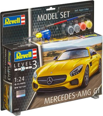 Автомобіль Mercedes AMG GT, 1:24, Revell, 07028 (Подарунковий набір)