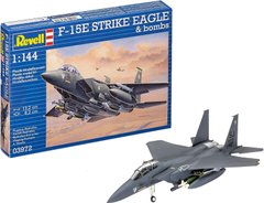 Истребитель Макдоннел-Дуглас F-15E Strike Eagle & bombs, 1:144, Revell, 03972 (Сборная модель)