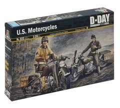 Американские мотоциклы U.S. Motorcycles, 1:35, ITALERI, 322 (Сборная модель)