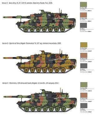 Танк Leopard 2A4, 1:35, ITALERI, 6559 (Збірна модель)