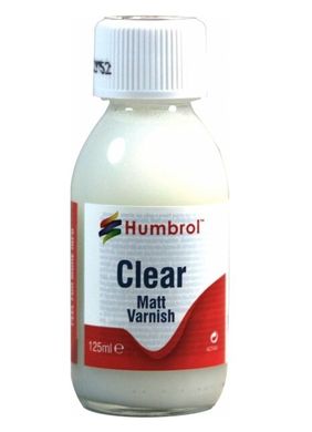 Матовий лак, акриловий (CLEAR Matt Varnish), Humbrol, AC7434, 125 ml