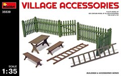 Сільські аксесуари Village Accessories, 1:35, MiniArt, 35539 (Збірна модель)