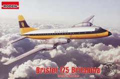 Пассажирский самолет Bristol 175 Britannia Monarch Airlines, 1:144, Roden, 323 (Сборная модель)