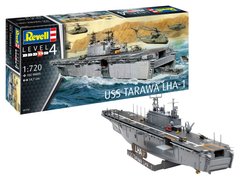 Десантный корабль USS Tarawa LHA-1, 1:720, Revell, 05170 (Сборная модель)