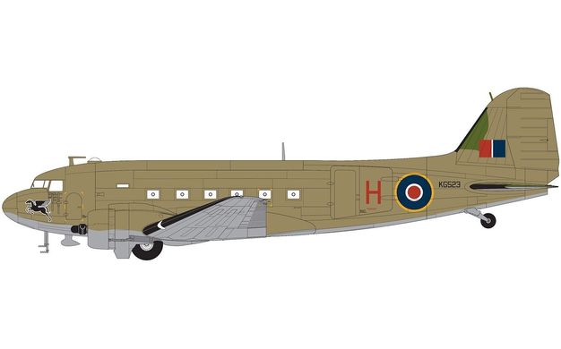 Военно-транспортный самолет Douglas Dakota Mk.III, 1:72, Airfix, A08015A (Сборная модель)