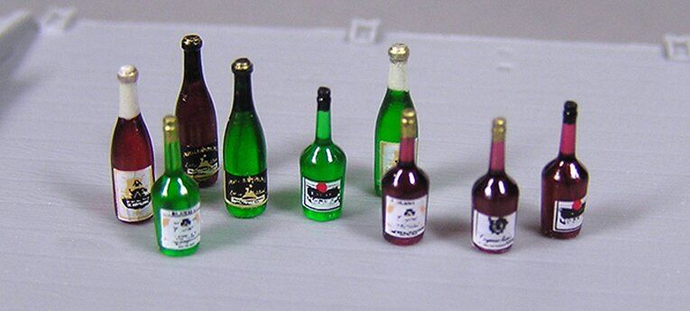 Бутылки шампанского и коньяка в ящиках, 1:35, MiniArt, 35575