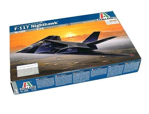 Самолет F-117 A Nighthawk, 1:72, Italeri, 189 (Сборная модель)