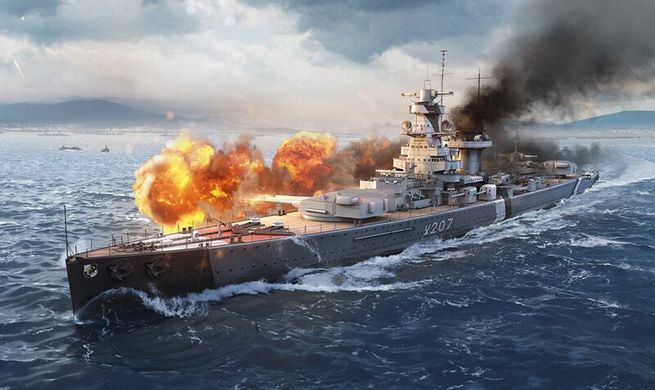 Крейсер "Admiral Graf Spee" (World of Warships), 1: 720, ITALERI, 74003 (Modelset)