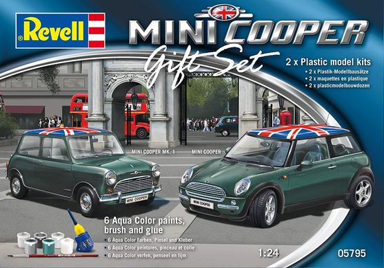 Автомобили Mini Cooper (2 шт. Подарочный набор), 1:24, Revell, 05795