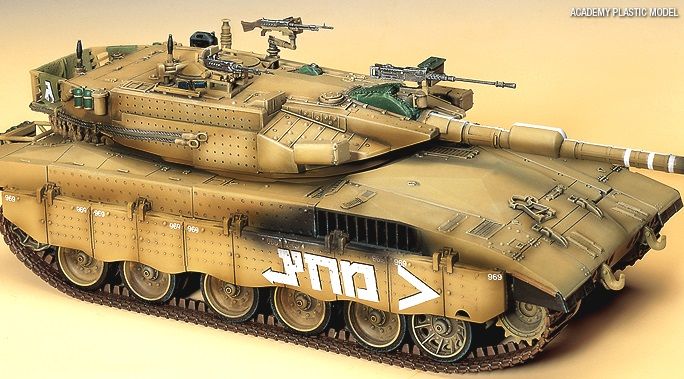 Танк Merkava Mk. III - Ізраїльський основний бойовий танк, 1:35, Academy, 13267 (Збірна модель)