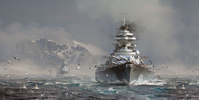 Линкор "Bismark" (Серия World of Warships), 1:700, ITALERI, 46501