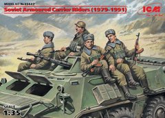 Советские десантники на бронетехнике (1979-1991), сборные фигуры 1:35, ICM, 35637