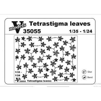 Виноградне листя - Tetrastigma leaves (фототравлення), Vmodels, 35055