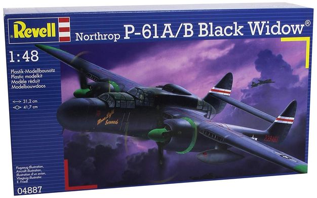 Истребитель P-61A/B Black Widow, 1:48, Revell, 04887