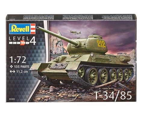Танк T-34/85, 1:72, Revell, 03302