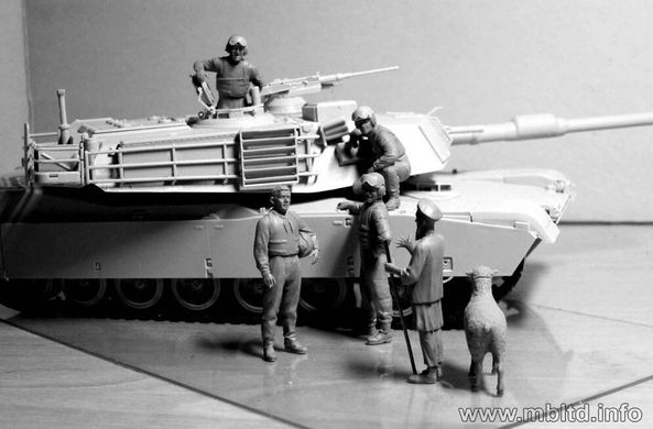 Сучасні американські танкісти в Афганістані, збірні фігури 1:35, Master Box, 35131