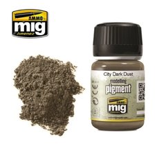 Пигмент City Dark Dust, Городская темная пыль, Ammo Mig, A.MIG-3028