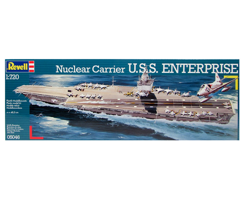 Сборная модель Авианосец U.S.S. Enterprise 1:720, Revell, 05046