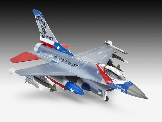 Истребитель F-16C USAF, 1:144, Revell, 63992 (Подарочный набор)