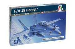 Винищувач F / A-18 Hornet, 1:72, Italeri, 016 (Збірна модель)