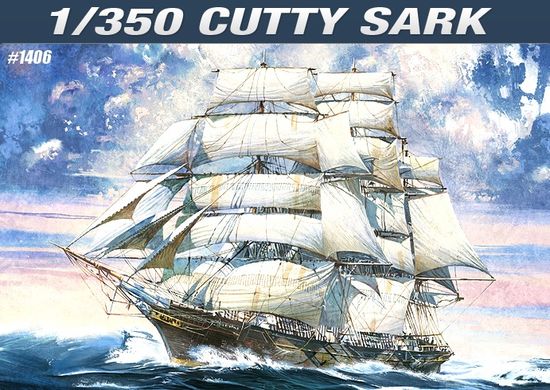 Британський парусний корабель Cutty Sark, 1:350, Academy, 14110 (Збірна модель)