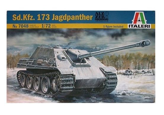 Німецька САУ Sd.Kfz. 173 Jagdpanther, 1:72, ITALERI, 7048