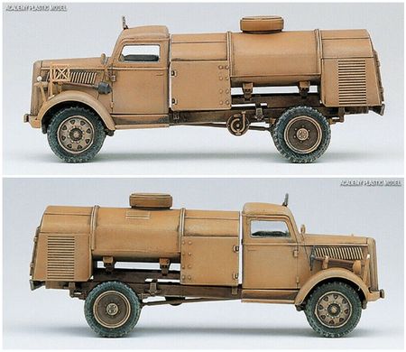 Наземний транспорт, серія 3 "Заправник Tankwagen та Schwimwagen", 1:72, Academy, 13401 (Збірна модель)