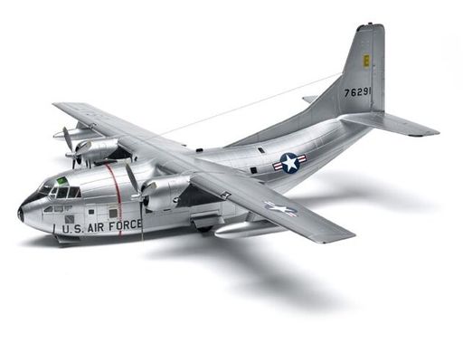 Військово-транспортний літак Fairchild HC-123B Provider, 1:72, Roden, 056 (Збірна модель)