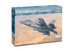 Истребитель F-35 A Lightning II (Beast mode), 1:72, Italeri, 1464 (Сборная модель)