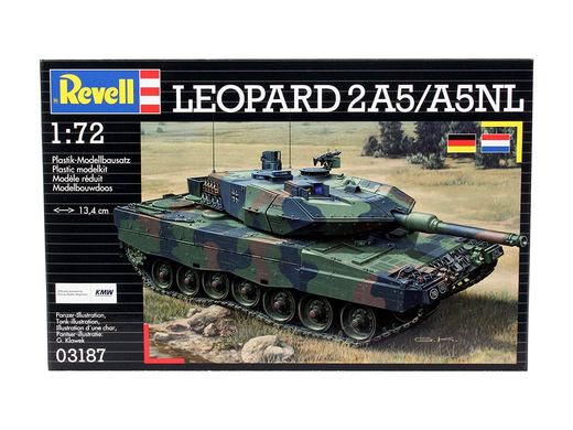 Збірна модель Танк Leopard 2 A5 / A5NL, 1:72, Revell, 03187
