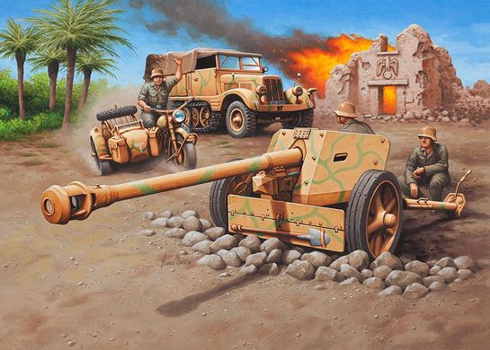 Напівгусеничний артилерійський тягач Sd.Kfz. 11 і протитанкова гармата Pak 40, 1:76, Revell, 03252
