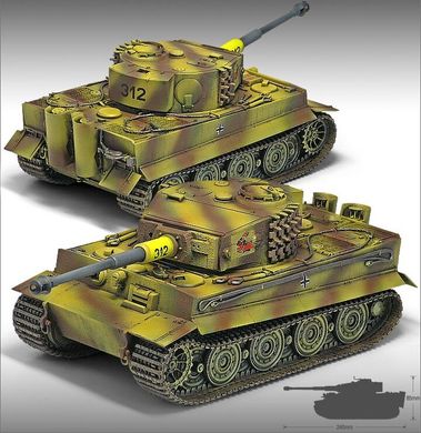 Немецкий танк Tiger I, поздний, 1:35, Academy, 13314, сборная модель