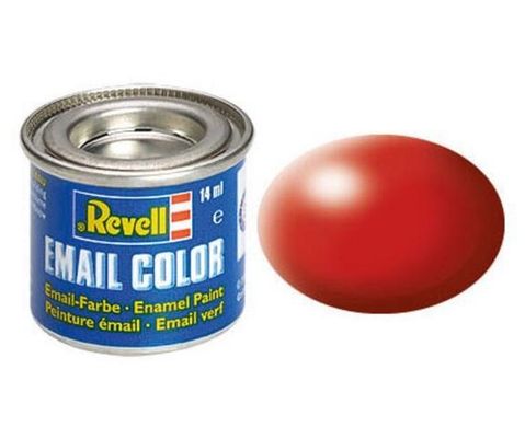 Фарба Revell № 330 (вогненно-червона шовковисто-матова), 32330, емалева