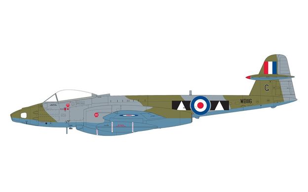Літак Gloster Meteor FR.9, 1:48, Airfix, A09188 (Збірна модель)