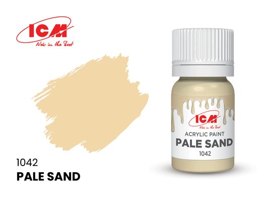 1042 Блідий пісок, акрилова фарба, ICM, 12 мл