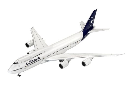 Пасажирський літак Boeing 747-8I 'Lufthansa' New Livery, 1:144, Revell, 03891