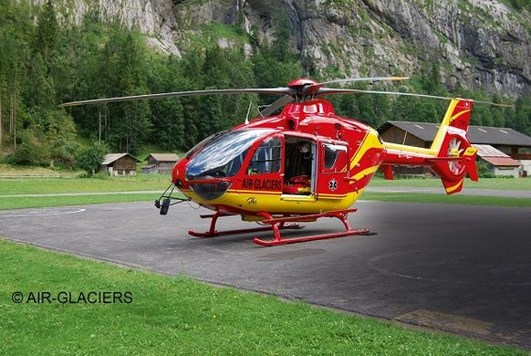 Спасательный вертолет EC135 Air-Glaciers, 1:72, Revell, 04986