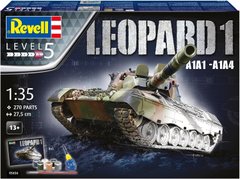 Збірна модель танка Леопард / Leopard 1 A1A1-A1A4, 1:35, Revell, 05656 (Подарунковий набір)