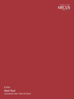 Фарба Arcus 356 Matt Red, емалева