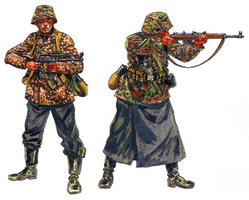Немецкая элитная пехота, Вторая Мировая война, 1:72, Italeri, 6068