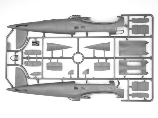 Немецкий бомбардировщик He 111H-20, ІІ МВ, 1:48, ICM, 48264 (Сборная модель)