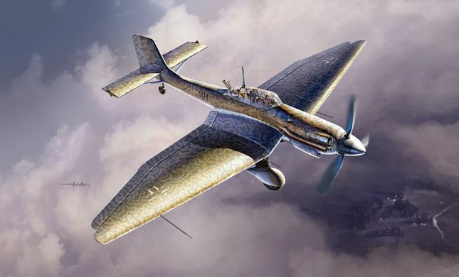 Бомбардировщик Ju 87 D-5 Stuka, 1:48, Italeri, 2709