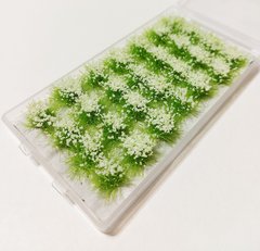 Кущики, квіти "Біла Орхідея" для діорам і макетів (6-8 мм)