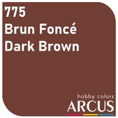Краска Arcus 775 Brun Foncé (Dark Brown), эмалевая