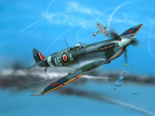 Истребитель Spitfire Mk V, 1:72, Revell, 04164 (Сборная модель)