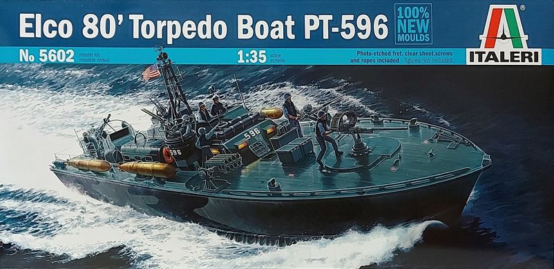 Торпедний катер Elco 80' PT-596, 1:35, ITALERI, 5602
