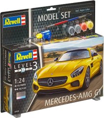 Автомобиль Mercedes AMG GT, 1:24, Revell, 07028 (Подарочный набор)